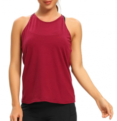 Open Back Yoga Muscle Tank Tops Sexy Backless Cami Tops 3 pcs